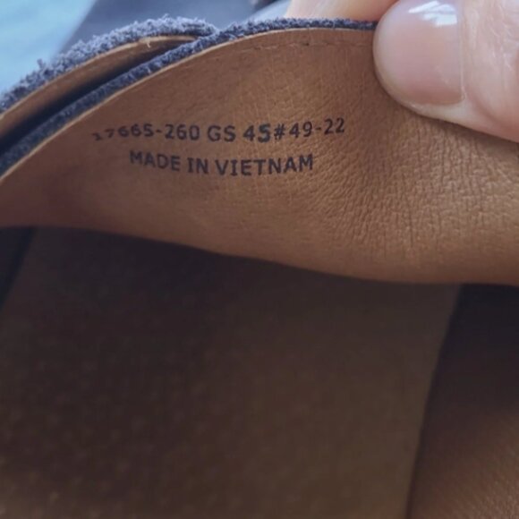 Camper Peu suede/leather (navy) Spanish sneakers 45 EU - Picture 8 of 11